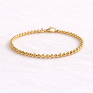 Gold Beaded Bracelet