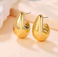 Gold Teardrop Earrings